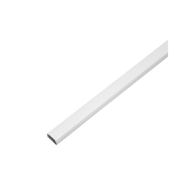 壁用フラットモール ストレート両面テープ付1m 幅22mm ホワイト BC-MW1SF22WHP 1個