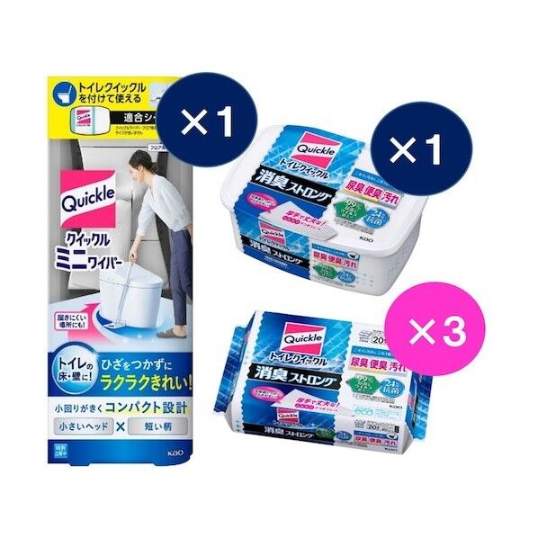 トイレクイックル 消臭ストロング トライアルセット2023
