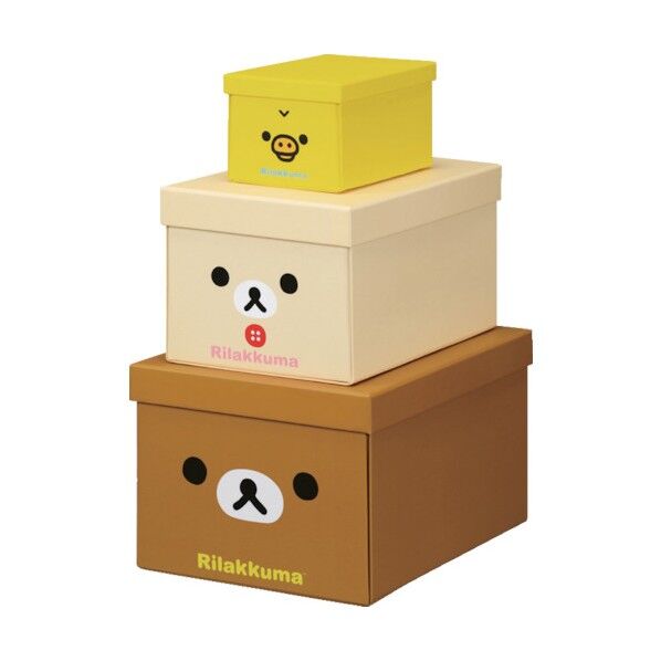 キングジム リラックマ収納B 3サイズP (3個入) 4060RK-3 3個...