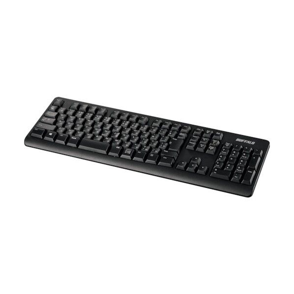 抗菌・高耐久仕様 無線2.4GHz フルキーボード ブラック BSKBW130BK 1点...