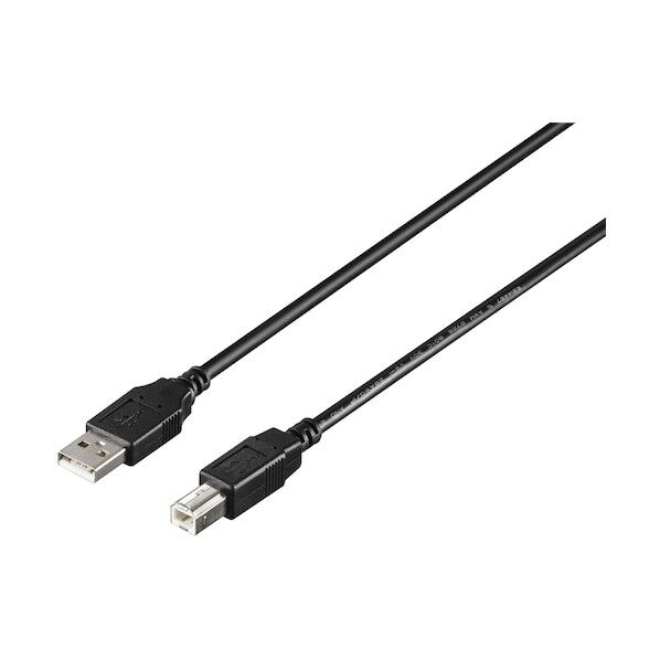 USB2.0 A to B カーボン素子練り込みケーブル 3.0m ブラック BU2ABC30BK 1個