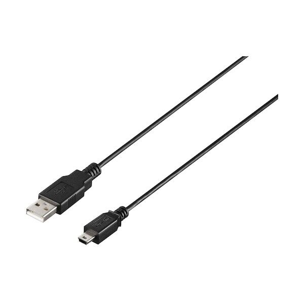 USB2.0 A to miniB ケーブル 3.0m ブラック BU2AMN30BK 1個