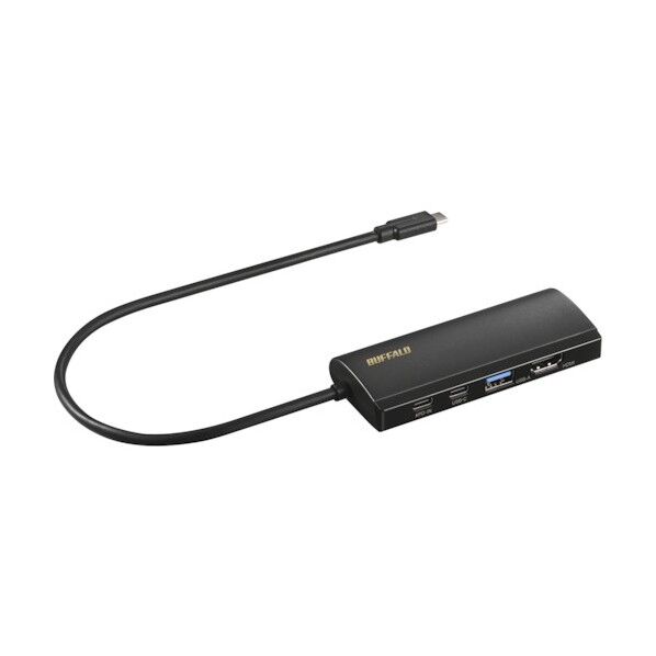 Type-CドッキングステーションPD対応 HDMI出力 ブラック LUD-U3-CGHDBK 1個