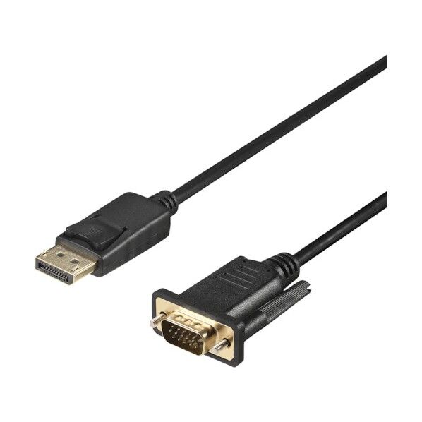 DP-VGA 変換ケーブル 1m ブラック BDPVG10BK 1個