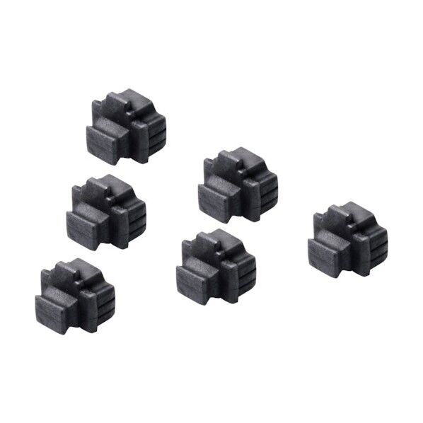 LANポートカバー BLAP6BK 6個...