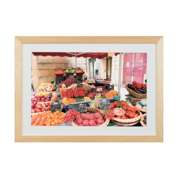 木製額縁 NEWガーデン ワイド六切 ナチュラル MNGA-W6-NA 1箱