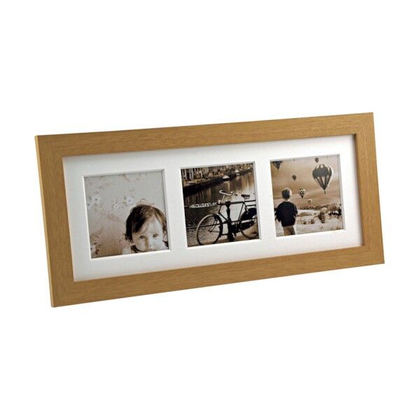 ましかく窓フレーム 3窓 ナチュラル PS-MS-3-NA 1箱