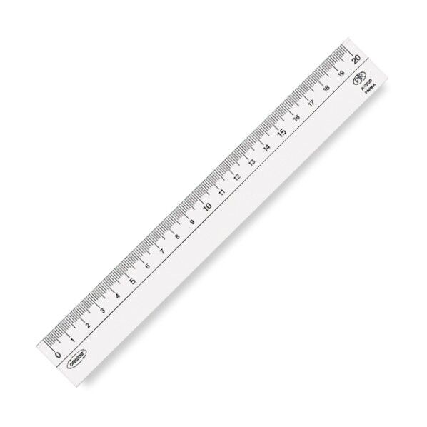 メタクリル直線定規 20cm
