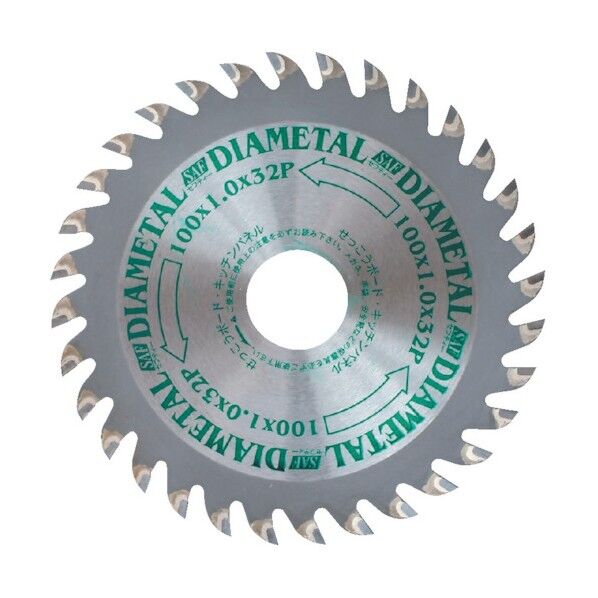 ダイヤメタル石膏ボード・キッチンパネル用チップソー 100mm SW-10032 1枚