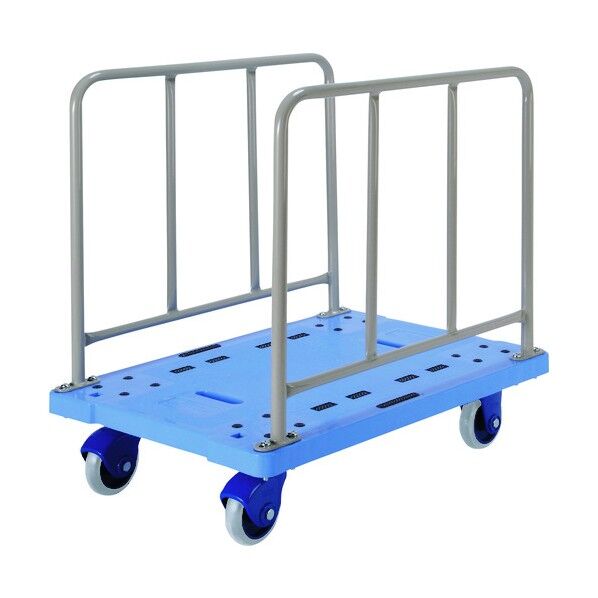 大型環境静音樹脂台車 長手側サイドハンドル付