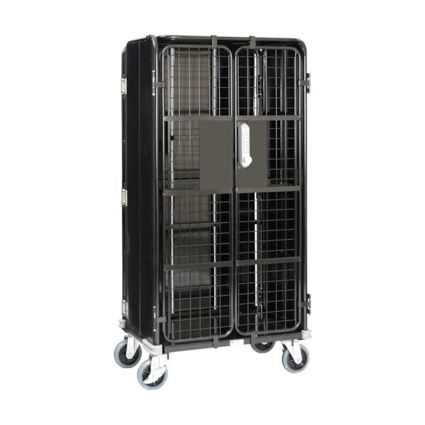 アナログテンキー付セキュリティカート ブラック 800×600×H1700mm SH-29LN-806017 1台
