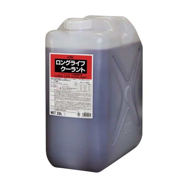 ロングライフクーラント80%(Sタイプ) LLC80%(S)(ポリ缶) 赤 180mm×350mm×410mm 20L 56-201 1個