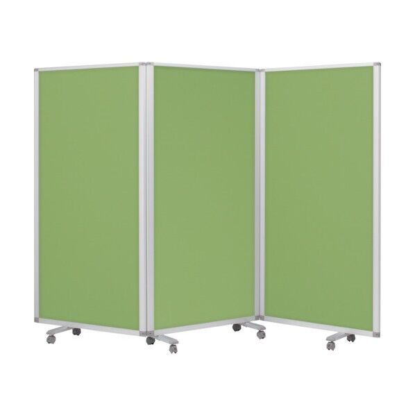 3連スクリーンクロスグリーンワイド W2700 × H1800