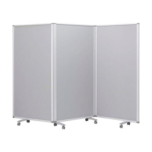 3連スクリーンクロスグレーワイド W2700 × H1800