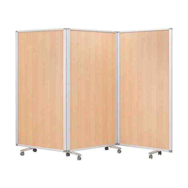 3連スクリーン木目ナチュラルワイド W2700 × H1800