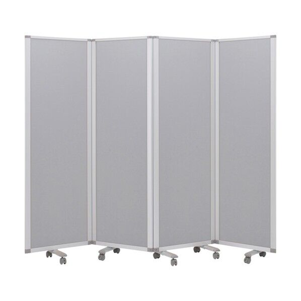 4連スクリーンクロスグレー W2400 × H1800