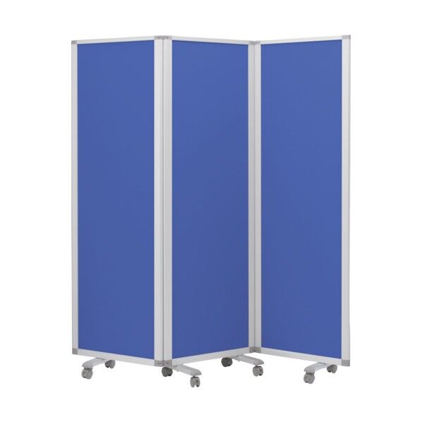  3連スクリーンクロスブルー W1800 × H1800 TP3-1806BN-FFBB 1点...