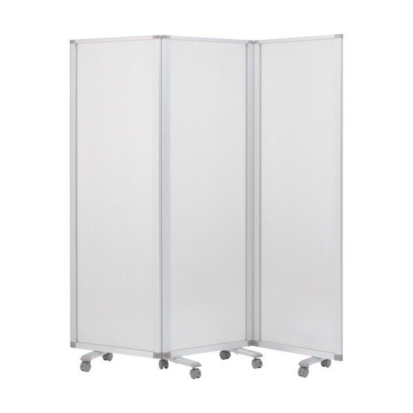  3連スクリーンポリカーボネート W1800 × H1800 TP3-1806BN-PC 1点...