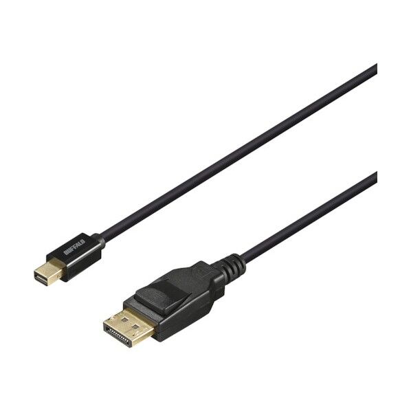 DPケーブル DPver1.2a認証品 minDP-DP 1m ブラック BDPM10BK 1個
