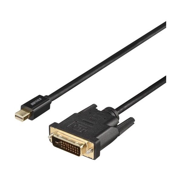 miniDP-DVI 変換ケーブル 1m ブラック BMDPDV10BK 1個