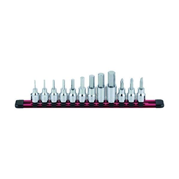 水戸工機 3/8 ヘックスソケット ホルダーセット HH313M 1点