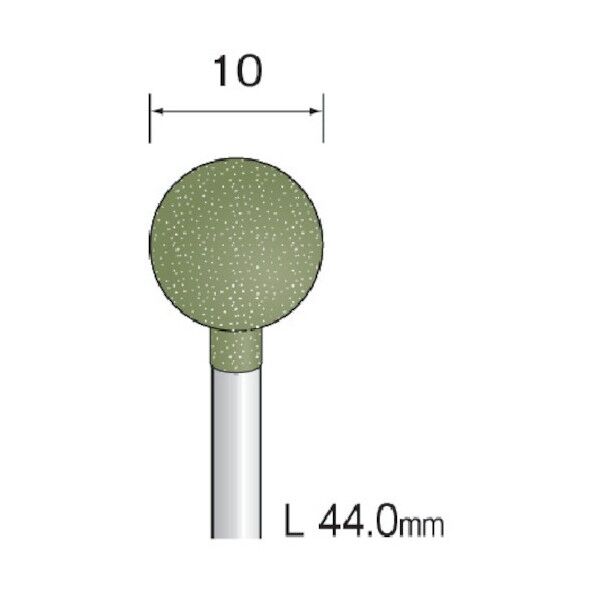 (#D3285)軸付ゴム砥石#320 (10コ) DB3135 1点