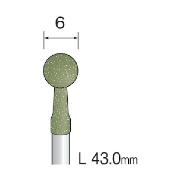 (#D3262)軸付ゴム砥石#120 (10コ)