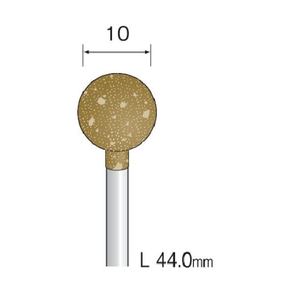 (#D3235)軸付ゴム砥石#320 (10コ) DB2135 1点
