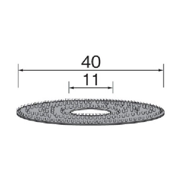 クイックチェンジテープ ゴムパッド用(20枚入) φ40mm SA3013 1点