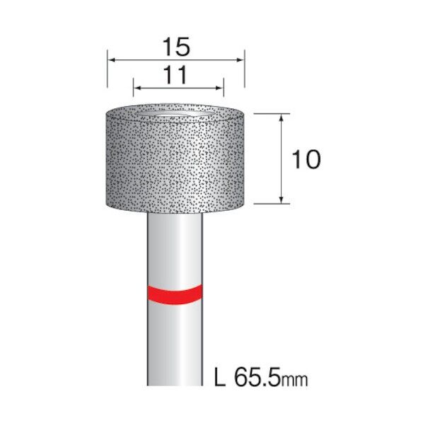 電着CBNバー#100 Φ15 AD6123 1点