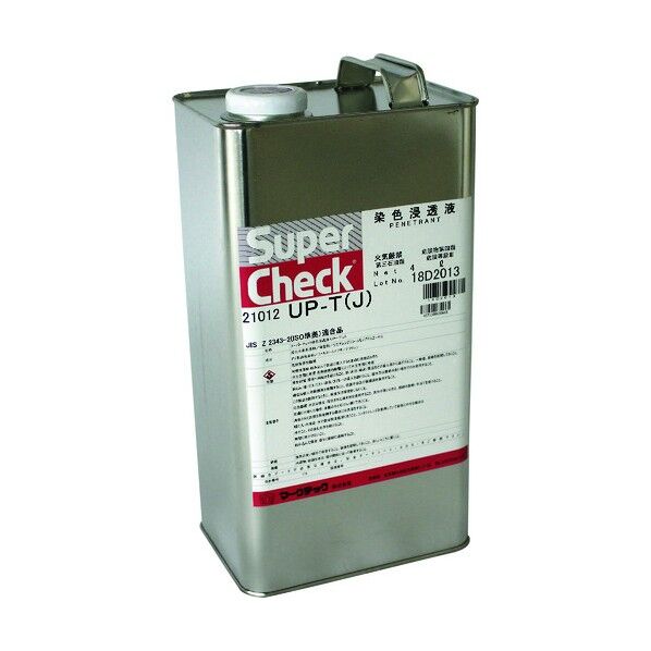 スーパーチェック 浸透液 UP-T(J) 4L缶 C002-0021012 1点