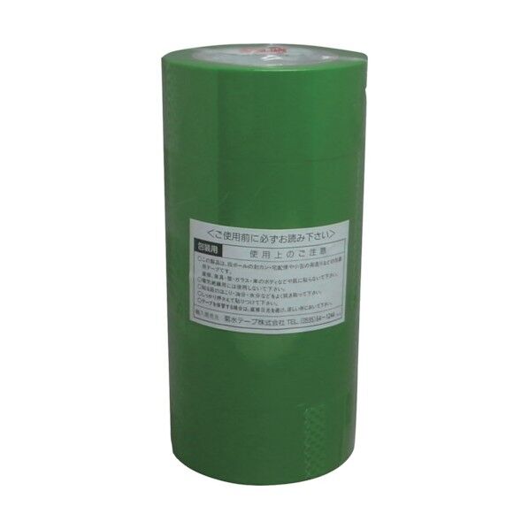 カラーOPP粘着テープ 48mm×100m 緑 5巻パック(55μ) KS-NO.233M-GRN-5P 1点