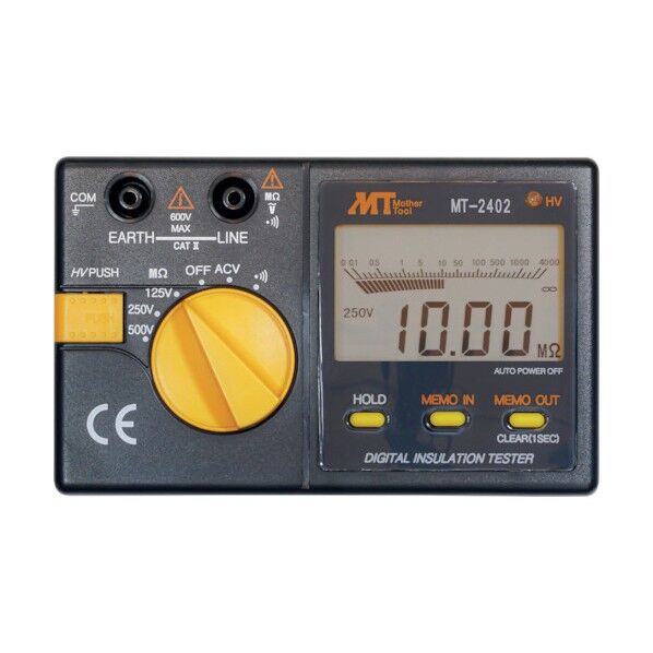 マザーツール デジタル絶縁抵抗計 その他時計 160×100×43mm MT-2402 1本...