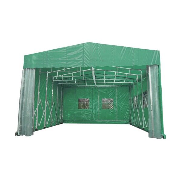 テンパル 伸縮式キャスターテント ムービングブース(屋外用) MVB-5525T 1点