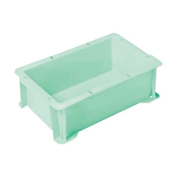S型コンテナ パステルグリーン 有効内寸229×132×85mm PAS-3B-PG 1点