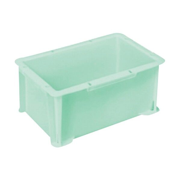 S型コンテナ パステルグリーン 有効内寸229×132×122mm PAS-4-PG 1点