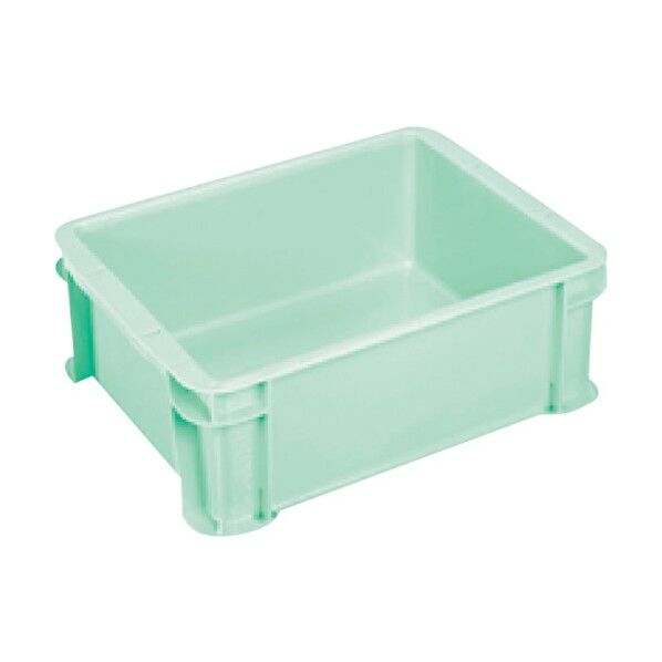 S型コンテナ パステルグリーン 有効内寸309×234×120mm PAS-9-PG 1点