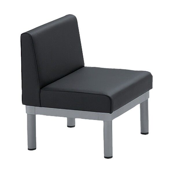 簡易応接椅子 W560XD560XH695XSH380 ブラック MWC-100-BK 1点