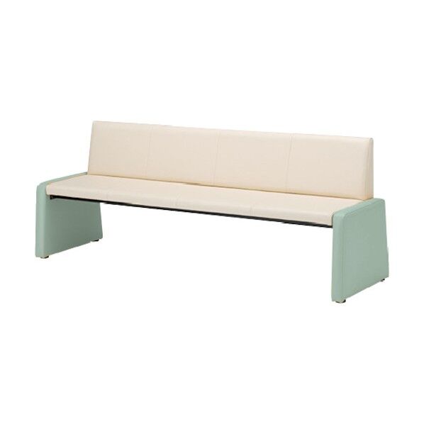 ロビーチェア背付 MWC-1718H-IV-LGRU01 1点