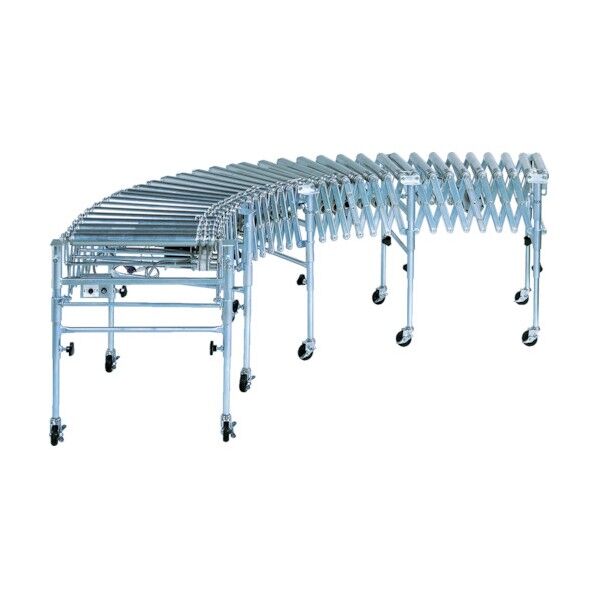 ユニバーサル伸縮ドライブコンベヤ 400Wローラ 単相100V