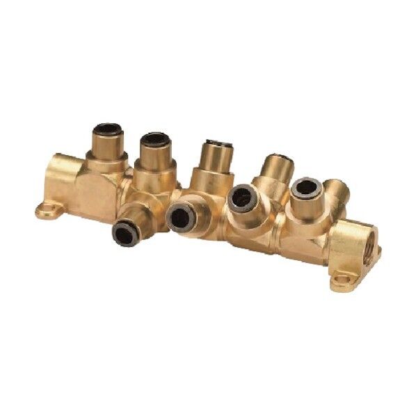 ユニホールドタッチコネクターFUJIタイプ  2ポート 口径横3/8 上部10mm UF03-2F10-5P 1点