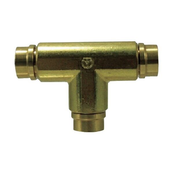 タッチコネクターFUJI-Hタイプ 鍛造ユニオンティー チューブ径8mm 8-00UTB-H 1点