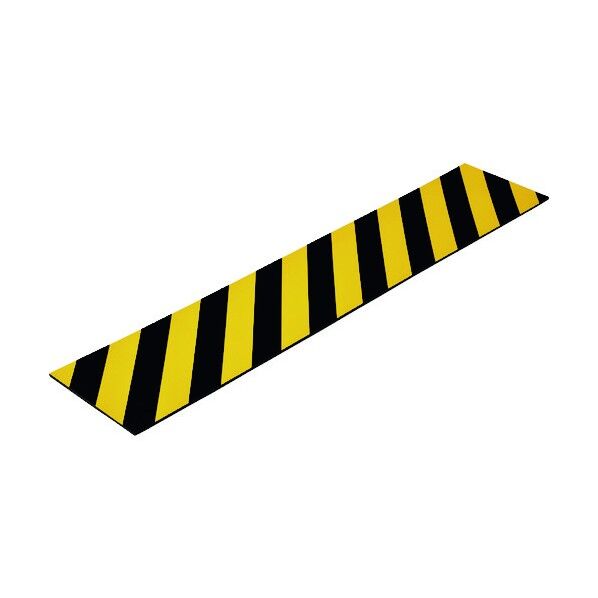 トラ柄クッション TRC-208 無反射タイプ 黄/黒 200×1000mm 247070 1個