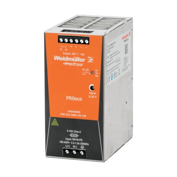 PROeco ミドルレンジDC24V単相電源 240W 1469490000 PRO ECO 240W 24V 10A 1点