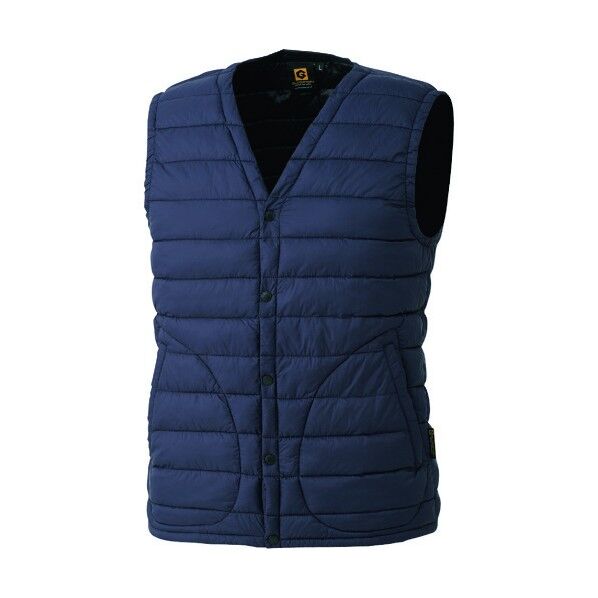 VネックベストG-399 1ネイビー 5L G-399-1-5L 1点