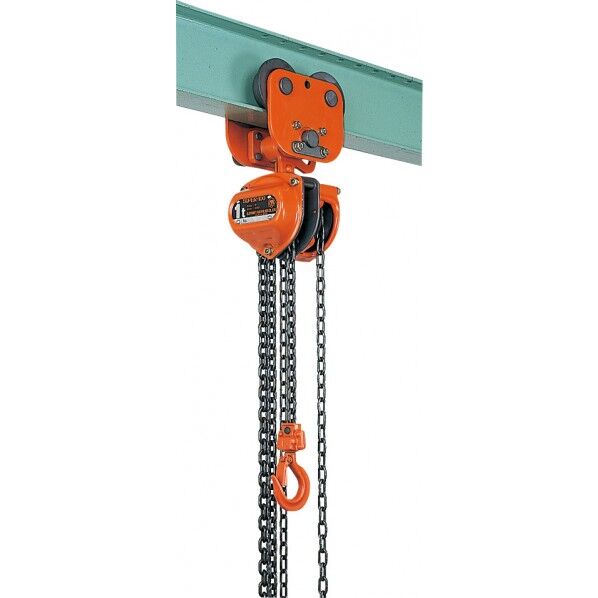 H100プレントロリ式チェーンブロック HP-1 2.5M (HP-01025) 1点