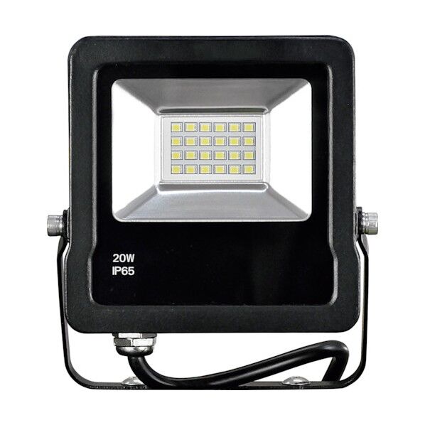 LED投光器 ニコライトテラスS 白色 AC100~200V 20W プラグ付き NL20W-200ZGC/P 1点