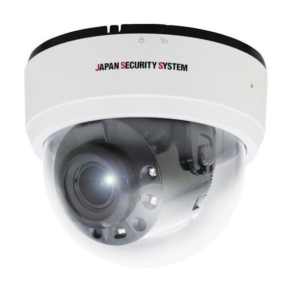 日本防犯システム システム アナログHD対応5メガピクセル 屋内ワンケーブルIRドーム型カメラ JS-CA4131 1点