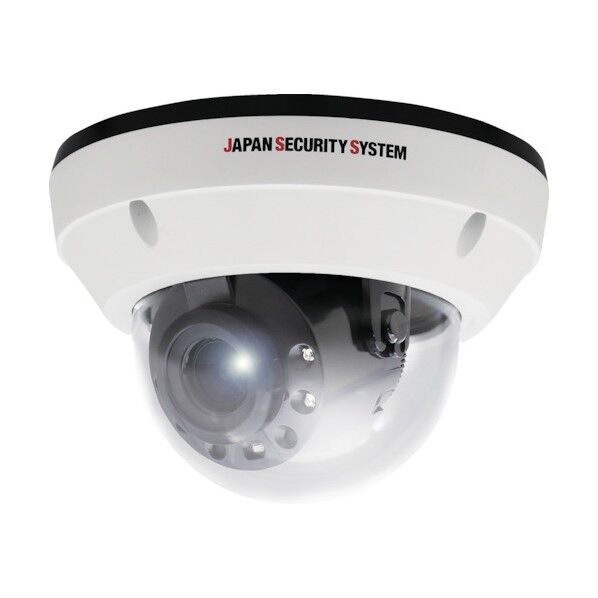 システム アナログHD対応5メガピクセル 屋外ワンケーブルIRドーム型カメラ JS-CA4141 1点
