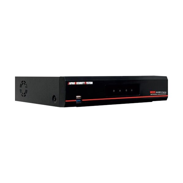 システム 防犯用カメラ用4CHネットワークレコーダー JS-RW4004-04 1点